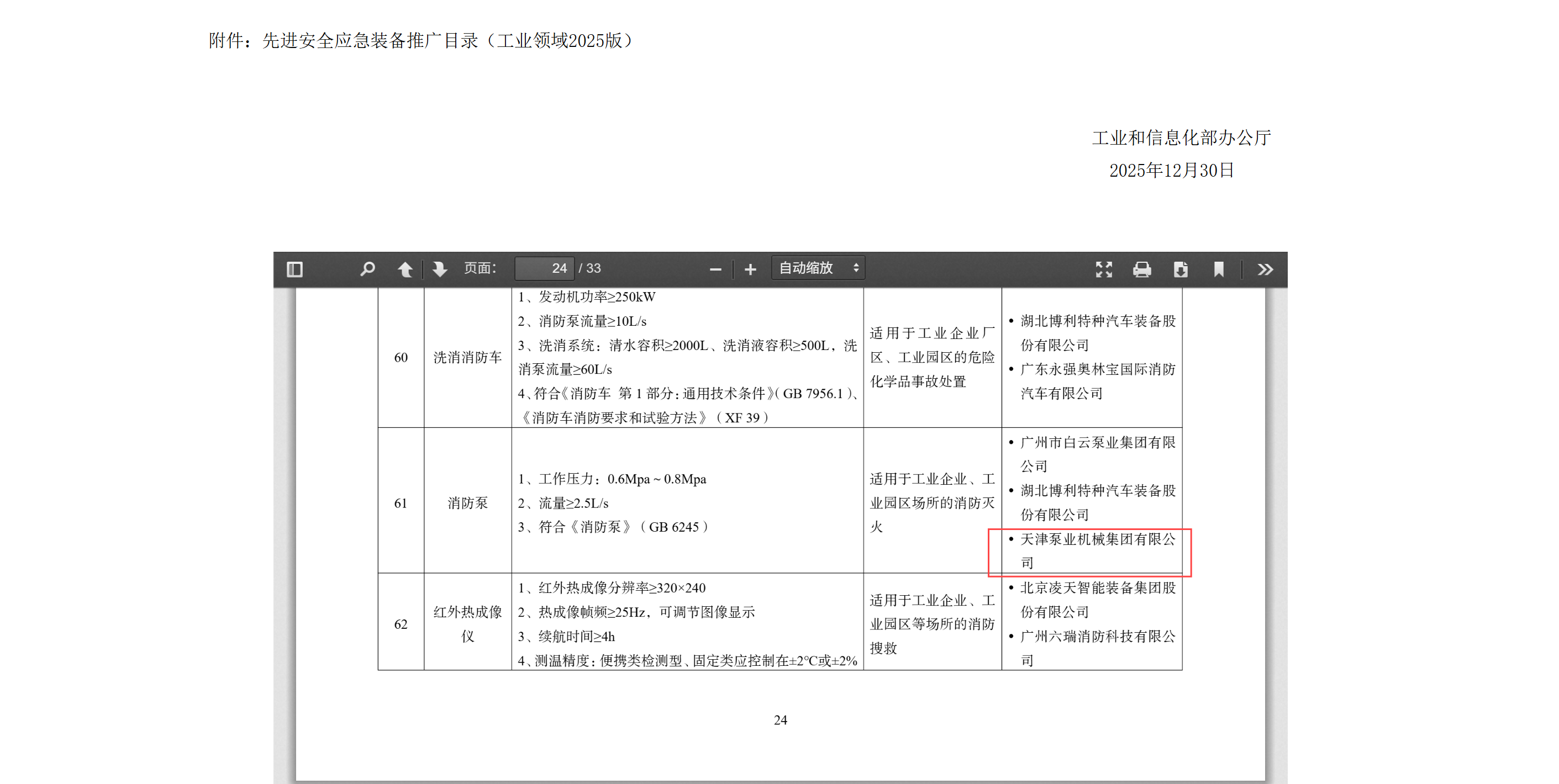 新年传捷报 泵业集团消防泵产品成功入选国家工信部年度推广目录 260108-2.png